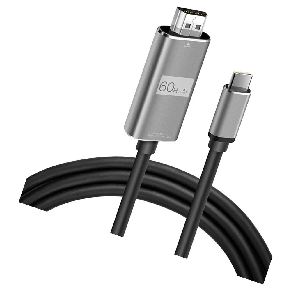 

4K 60Hz USB Type-C Adapter Cable 1.8m Wire for Tablet Laptop Mobile Phone