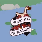 Брошь Honk Goose The Patriarchy, эмалированные металлические значки, броши на куртки, джинсы, модные украшения, аксессуары