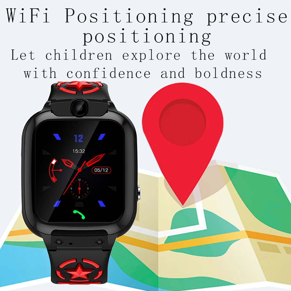 

IP67 Waterproof Kids Children Smart Watch Smartwatch With SIM Card WiFi Camera 710mAh for IOS Andriod High Quality And Durable