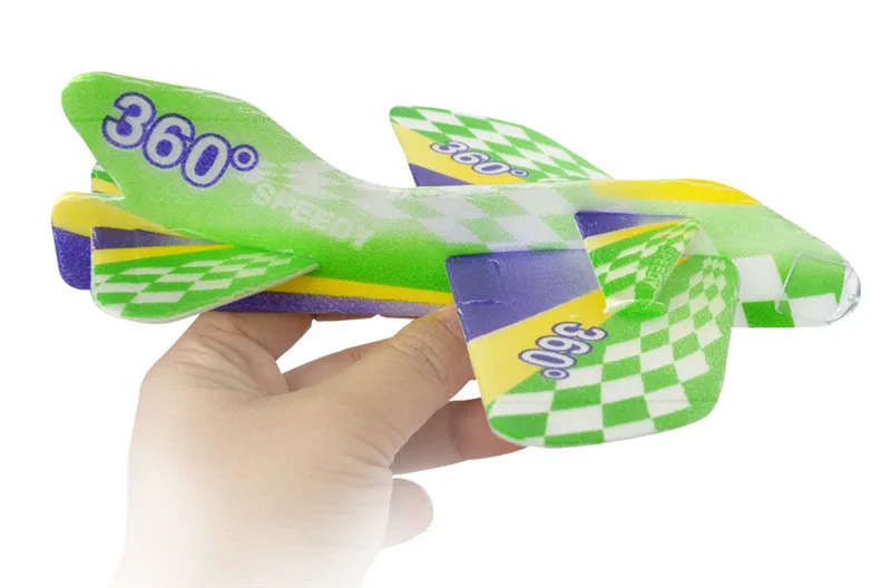 Творческие дети игрушка волшебный 360 градусов кольцевой самолеты пена бумага