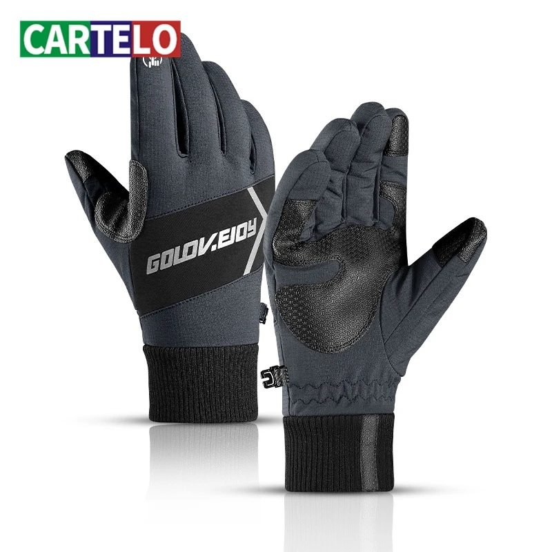 Новинка зимние мужские лыжные перчатки CARTELO водонепроницаемые ветрозащитные