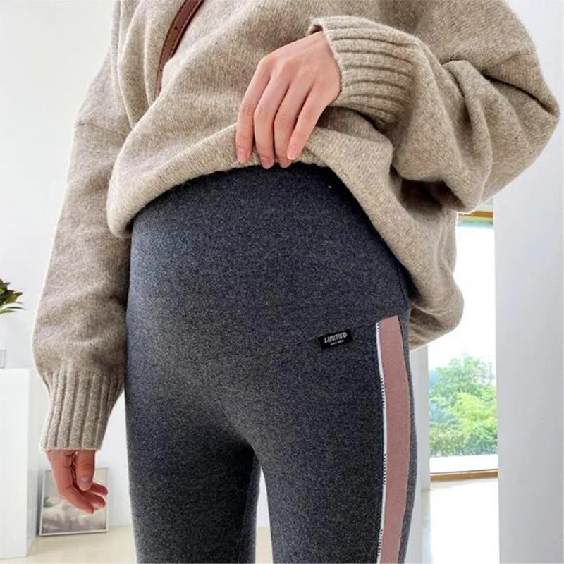 Spring Casual Maternity Legging Elastic Waist Belly Sports Legging Clothes for Pregnant Women Autumn Pregnancy Pants