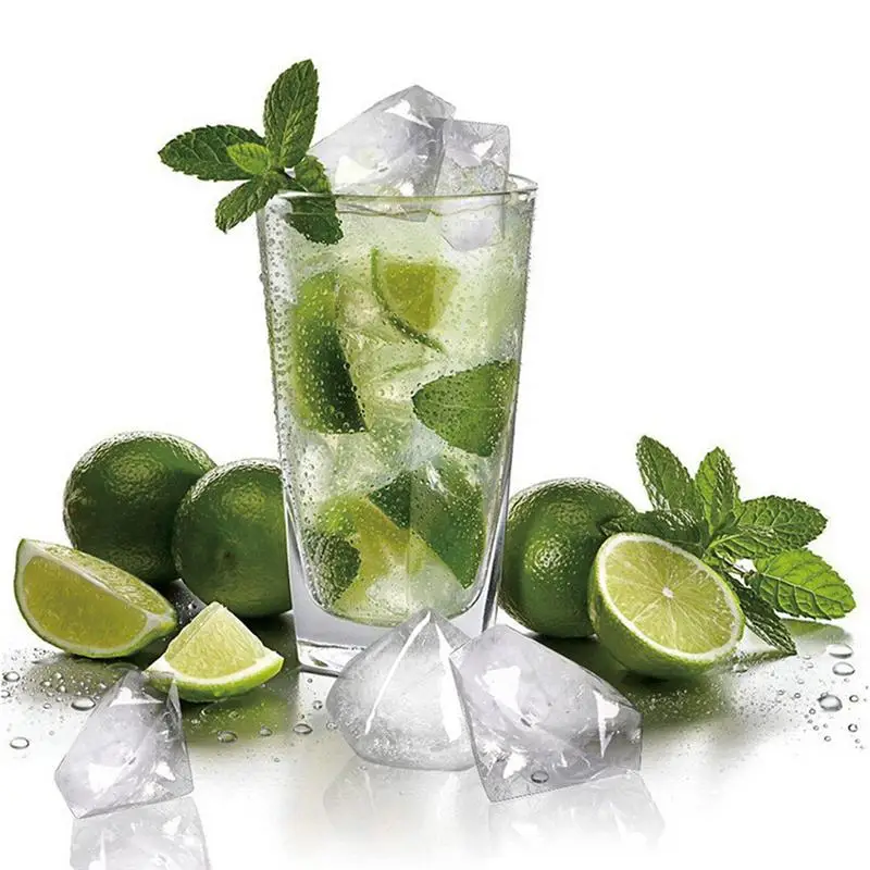 Форма для льда в форме алмаза 4 полости | Дом и сад