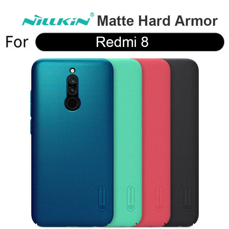 Жесткий Чехол для Xiao Redmi 8 противоударный чехол Nillkin Xiaomi матовый защитный