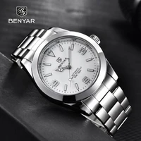 benyar design 2021 new top fashion business mens automatic mechanical watches multifunctional waterproof luminous pointer watch