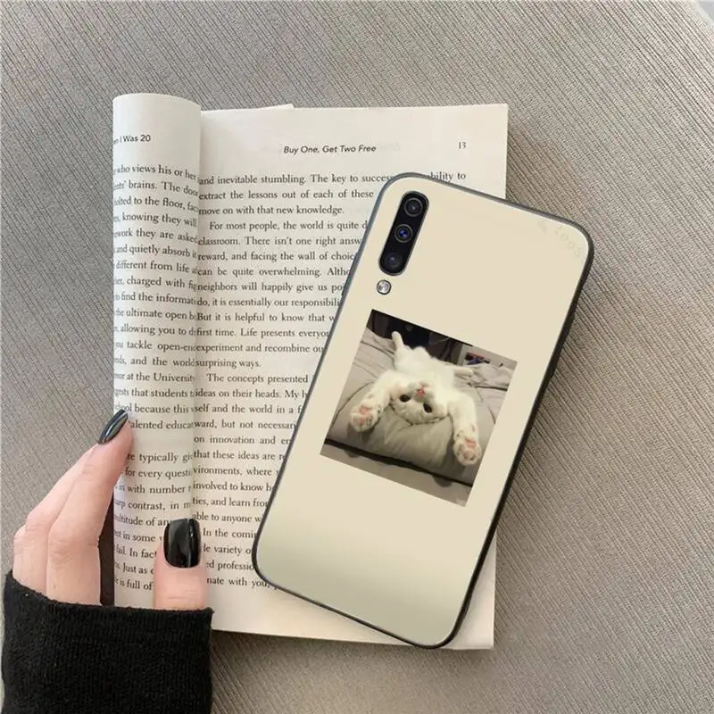 

Cute cat animal pattern Phone Case For Samsung galaxy A S note 10 7 8 9 20 30 31 40 50 51 70 71 21 s ultra plus