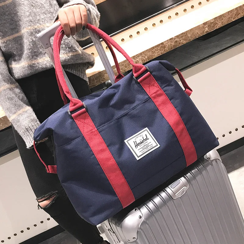 

Waterproof Large Capacity Oxford Handbag Travel Bag Unisex Zipper Fitness Gym Storage Shoulder Messenger Bag Duffle Luggage