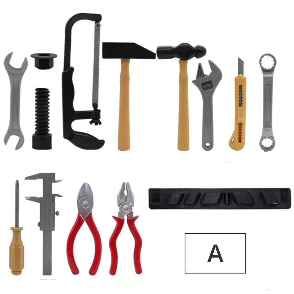 14 шт. детский пластиковый набор инструментов для сборки|Игрушечные инструменты| |