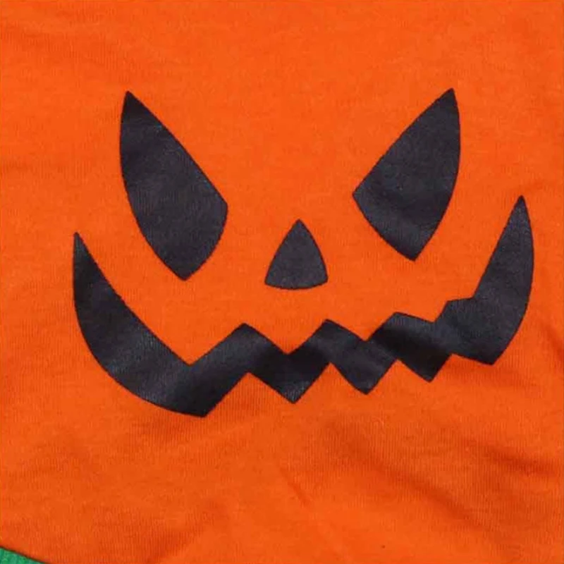 Pet Puppy Clothes Vest T-shirt Halloween Orange Pumpkin Sweatshirts Dog Cat Costume Small Soft Shirts | Дом и сад