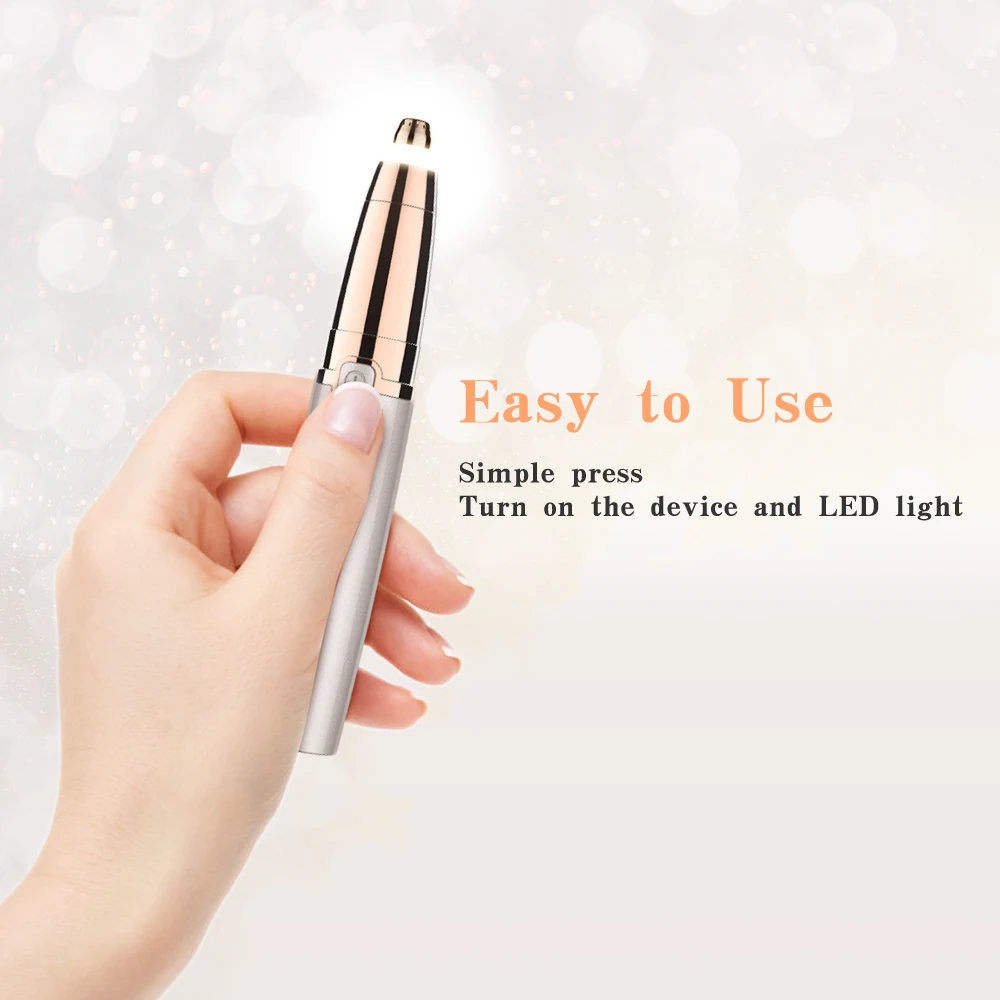 Перезаряжаемый триммер для бровей электронная Бритва губ рук тела лица удаления