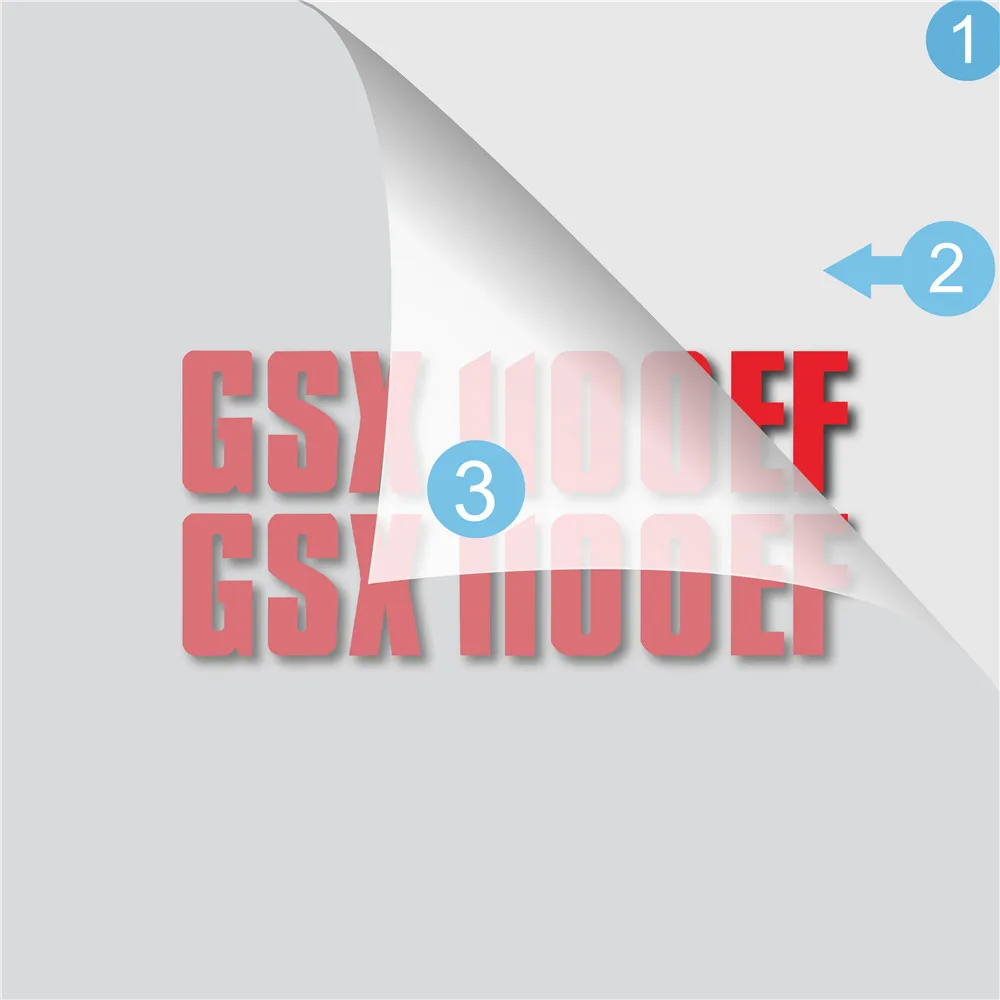 

New Motorcycle Bicycle Fuel Tank Sticker Wheel Helmet MOTO Waterproof Reflective Logo For SUZUKI GSX1100EF gsx 1100ef