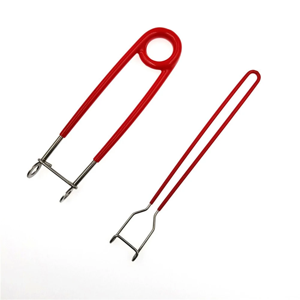 Новинка 2 шт. нержавеющая сталь рыбий рот разбрасыватель Пилер открывалка для