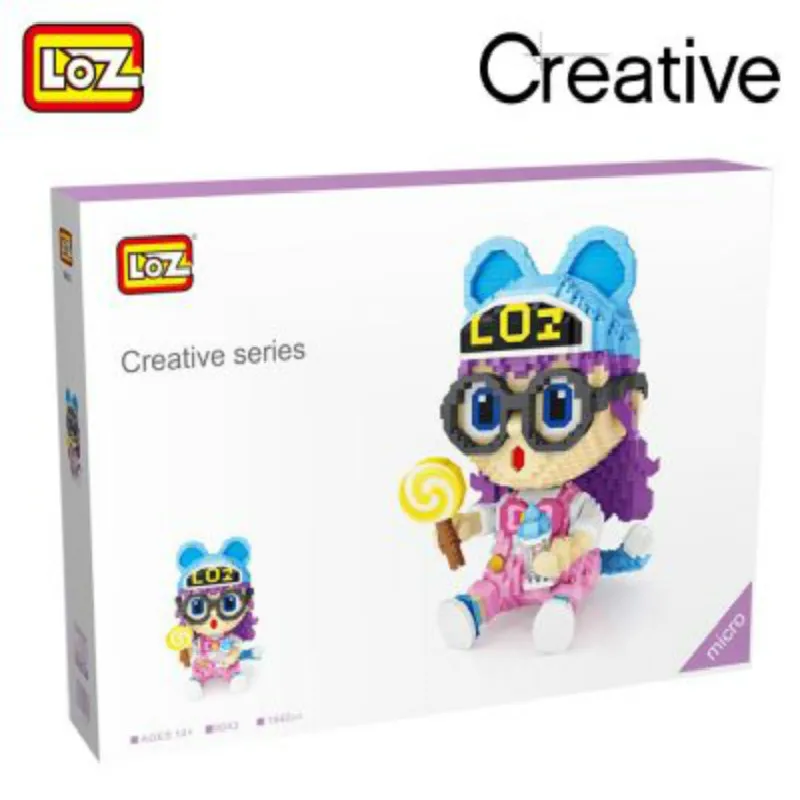 LOZ 1940 шт. алмазные блоки японского аниме фигурки мини блок птицы DIY 9043 игрушки для
