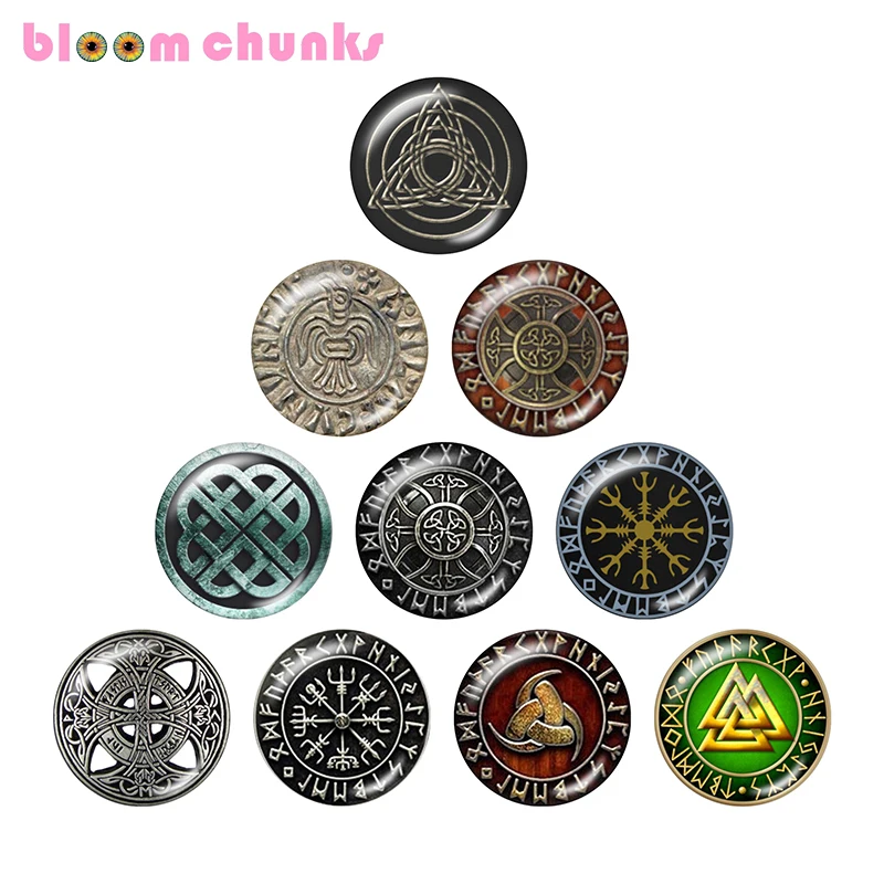 

10pcs mixed 12mm/18mm/20mm/25mm Round photo glass cabochon demo flat back Making findings S2786
