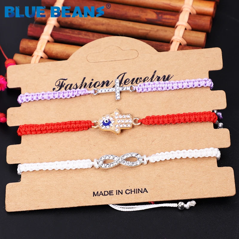 Богемный браслет ручной работы в стиле бохо многоцветная плетеная веревка