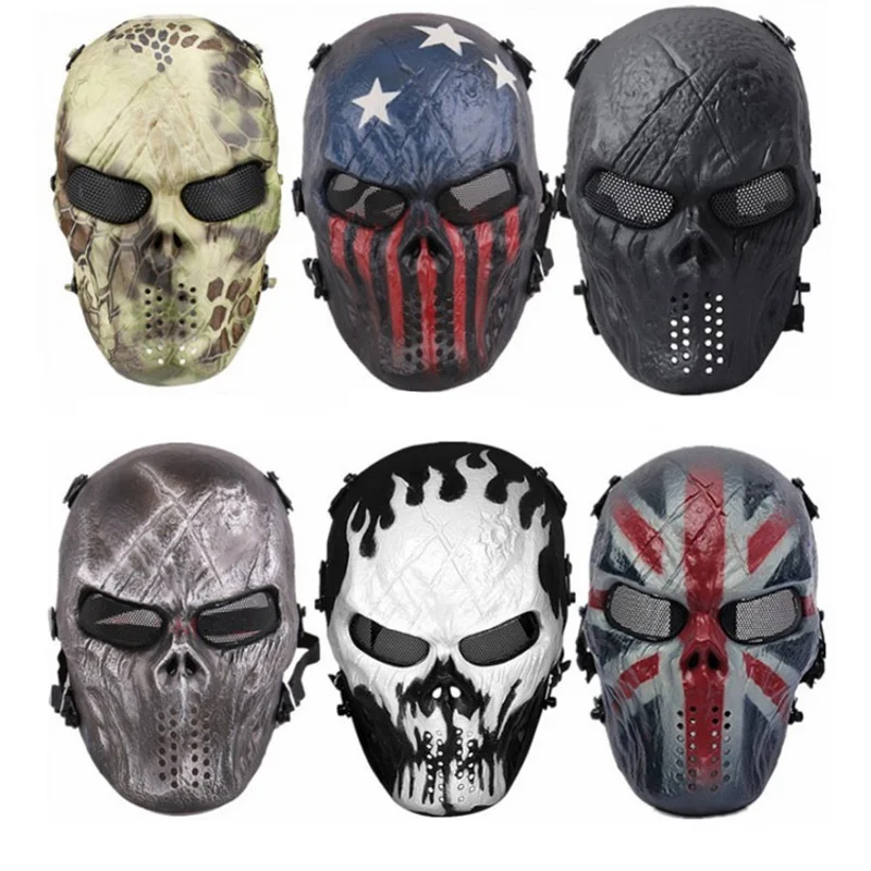 

M06 Airsoft Skull Paintball Mask Tactical Full Face Mask Military Army CS Wargame Hunting AirSoft Cosplay Party Halloween Masks