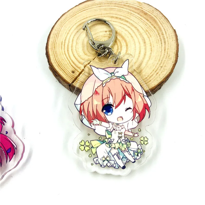 

2021 Anime Five Equal Knapsack Students Accessories Key Chains Fashion Chil Toy Keyring Cute Valentine's Desktop Gift Keychain