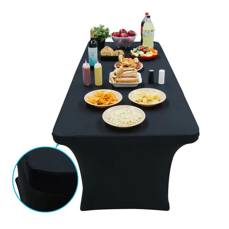 4ft 6ft 8ft Custom Artwork Trade Show Table Covers Plain &amp Printed Tablecloths Cloth | Дом и сад