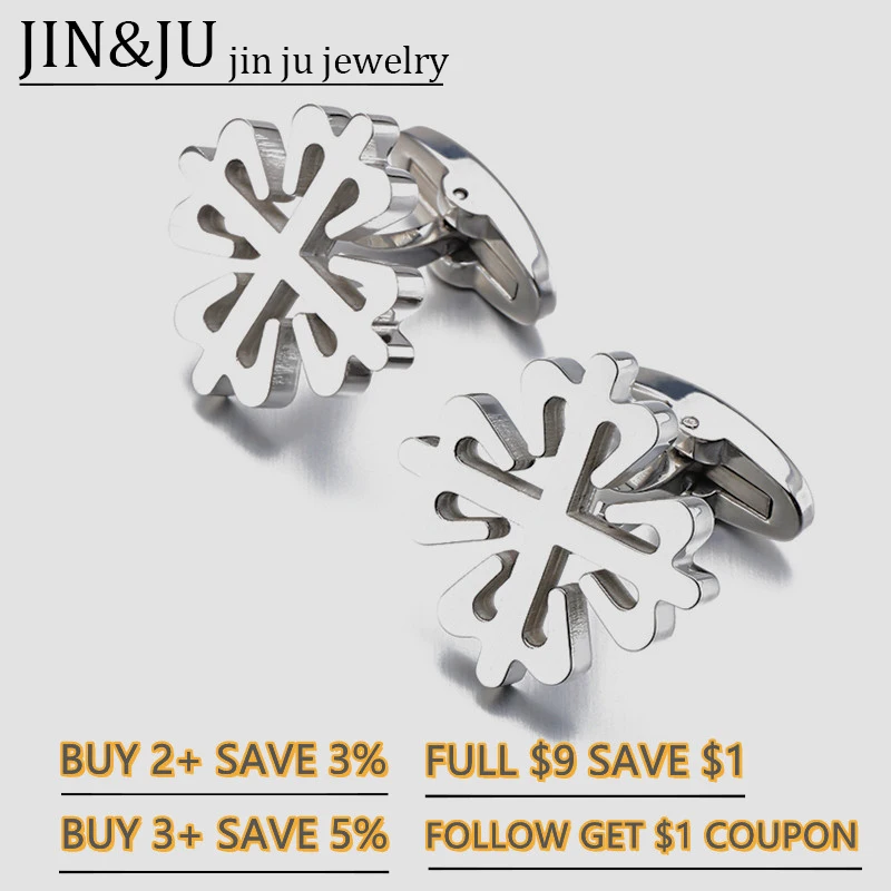 

JIN&JU Cufflinks For Mens Luxury Jewelry Botones Bijoux Homme запонки Buttons Decorativos пуговицы декоративные Bisutería 단추