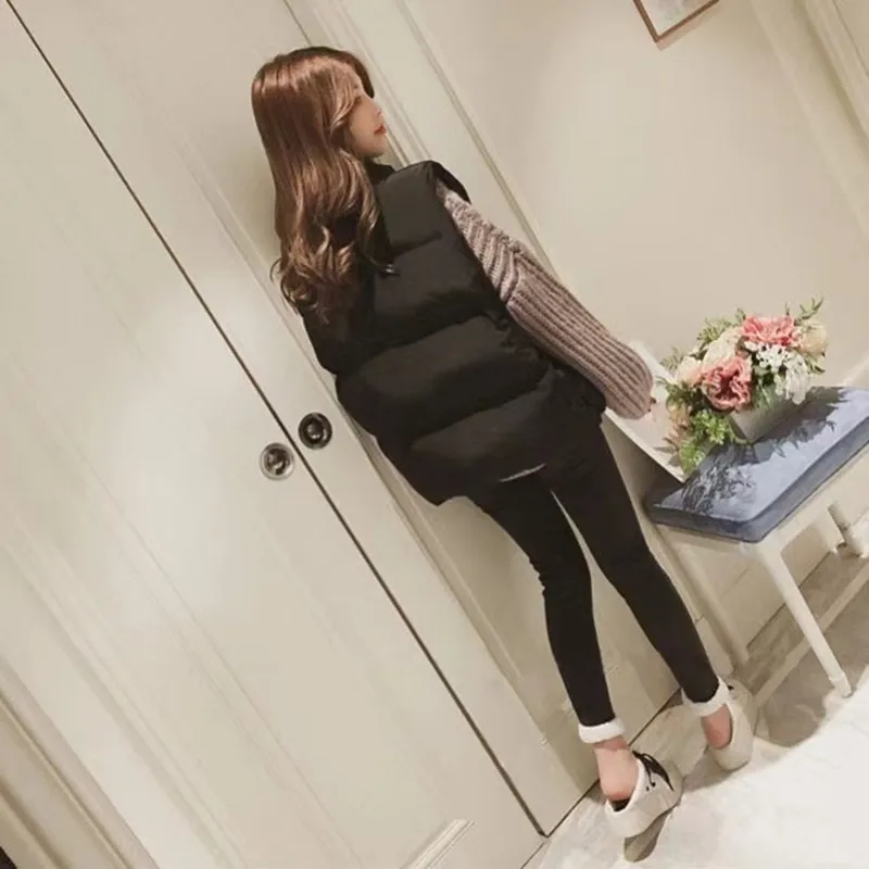 

2020 new cotton vest women winter short down cotton warm vest loose thick cotton women's brand fashion vest jacket ins hot sale