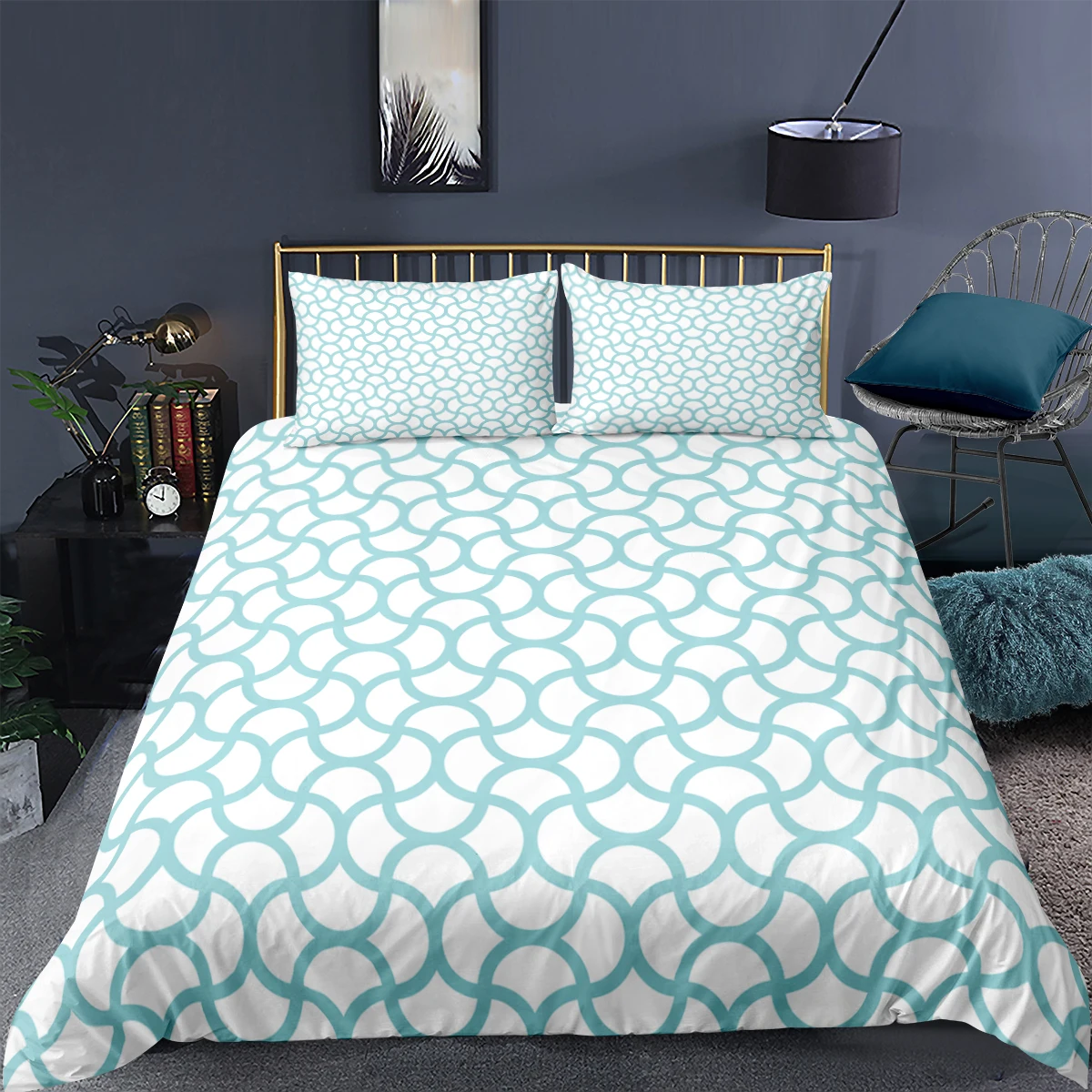 

Wave Streaks Quilt Cover 3D Geometry Printed Duvet Cover Pillowcase Irregular lines Bedding Set 2/3 PcsChild Adult Home Textiles