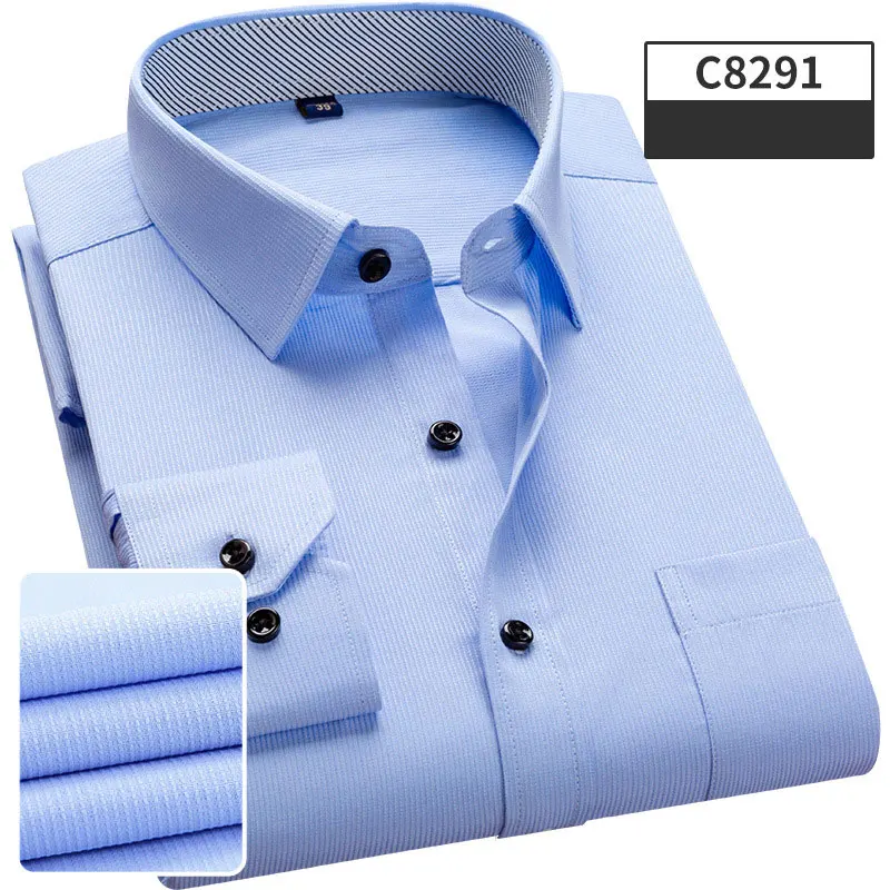 Мужские деловые рубашки с длинным рукавом новинка 2019 | Мужская одежда