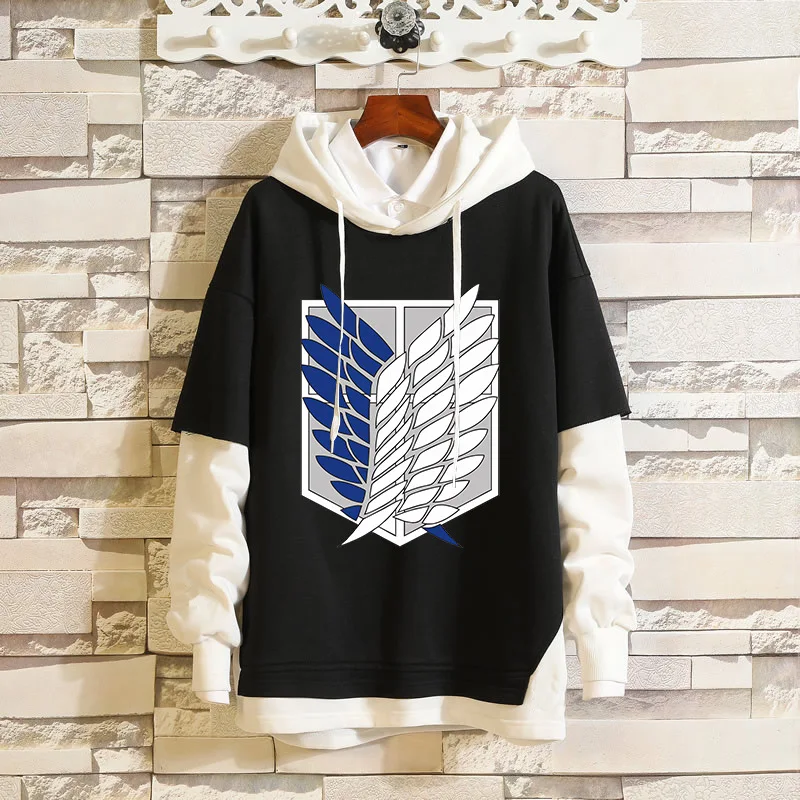 

Attack on Titan Men's Hoodie Anime Hoodies Men Women Streetwear Pullover Harajuku Hoodies Sweatshirt Clothes