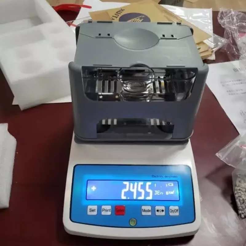 Rubber Solid Density Tester Electronic Plastic Densimeter Polymer Specific Gravity Testing Machine 1200g | Инструменты