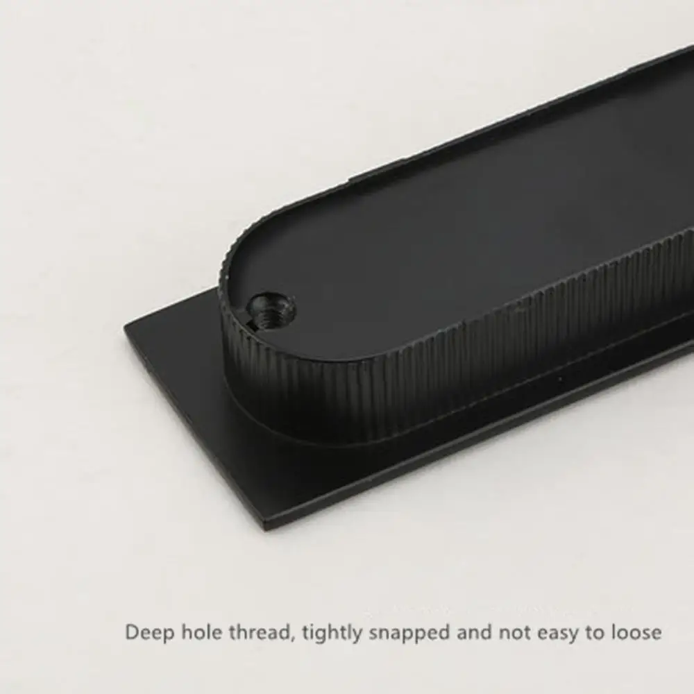 Черная ручка для раздвижной двери шкаф встроенный ящик с невидимой темной ручкой