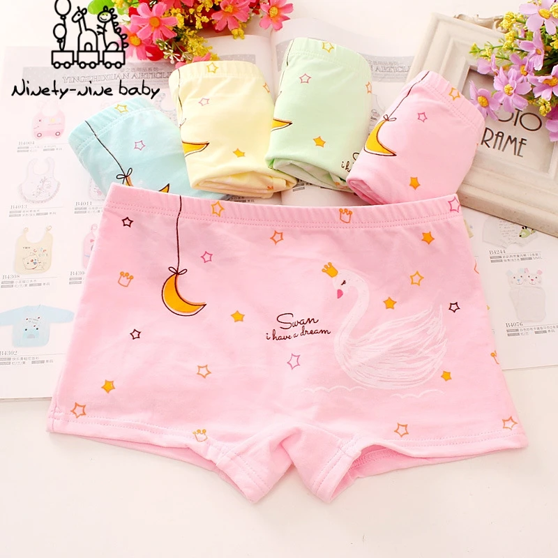 Трусы детские хлопковые мягкие с мультяшным принтом | Детская одежда и обувь