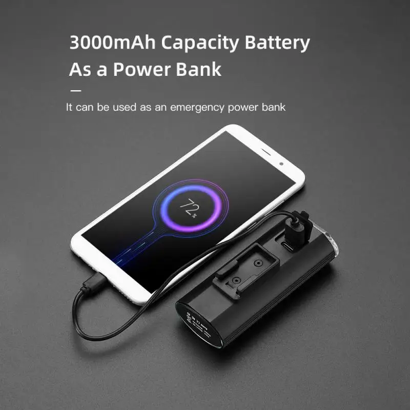 

Bicycle Waterproof Lamp Rechargeable Via USB Used For Light Handlebars Super Light Bicycle Lamp Headlamp Safety Riding Lamp