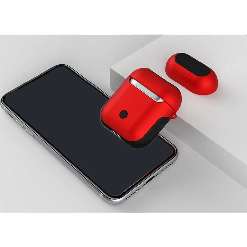 Чехол для наушников Apple AirPods чехол беспроводных Bluetooth Air Pods Защитный AirPod аксессуар