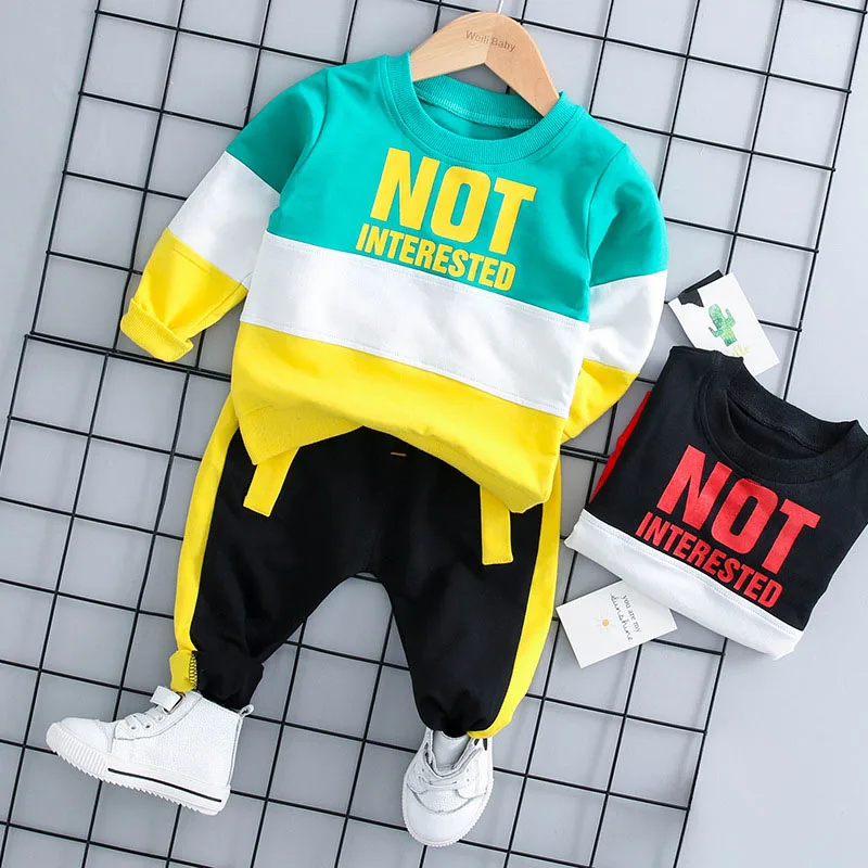 

Newborn Baby Girls Clothes Autumn Winter Baby Boys Clothes T-shirt+Pants 2pcs Outfit Suit Costume Infant Clothing For Baby Sets