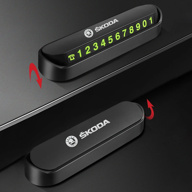 Автомобильный временный стоп сигнал парковочная карточка табличка с номером