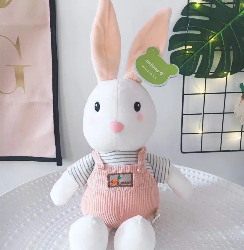 

Baby Rabbit Stuffed Toys Plush Animals Soft Doll Baby Kids Toy Girls Boys Gift Baby Room Decor Rabbit Plush Pillow Dropshipping