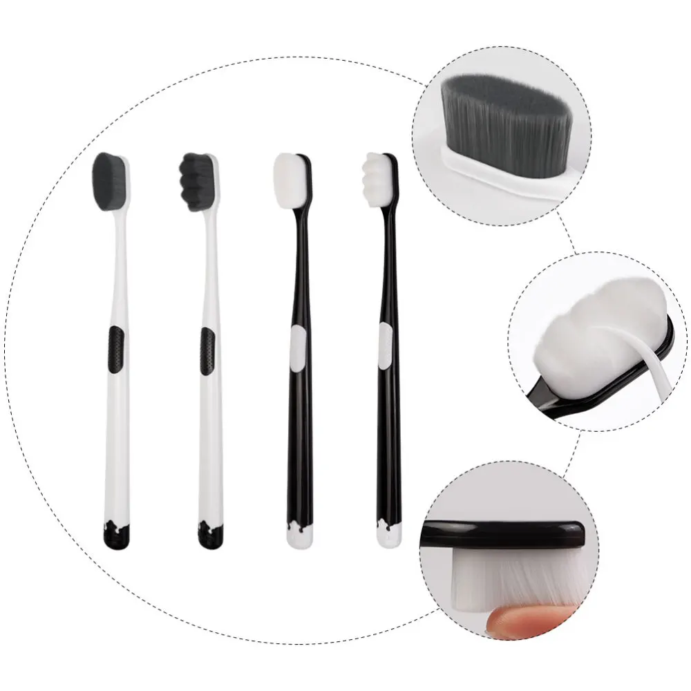 

4pcs Oral Cleaning Brush Bristles Toothbrush Pregnant Maternity Toothbrush