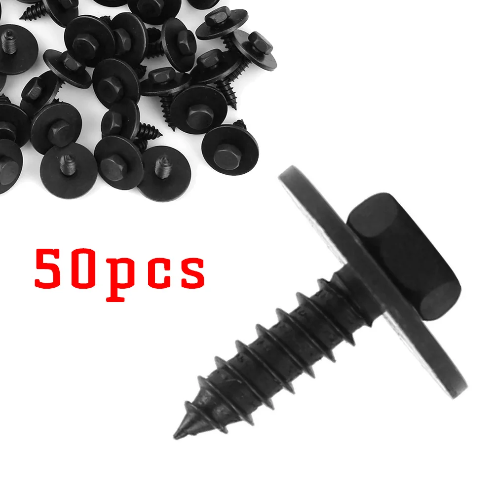 

50X Screw Bolt Retainer Fender Liner Under Cover Screw For BMW 07147129160 Exterior High Quality Practical Car Clip Accessories
