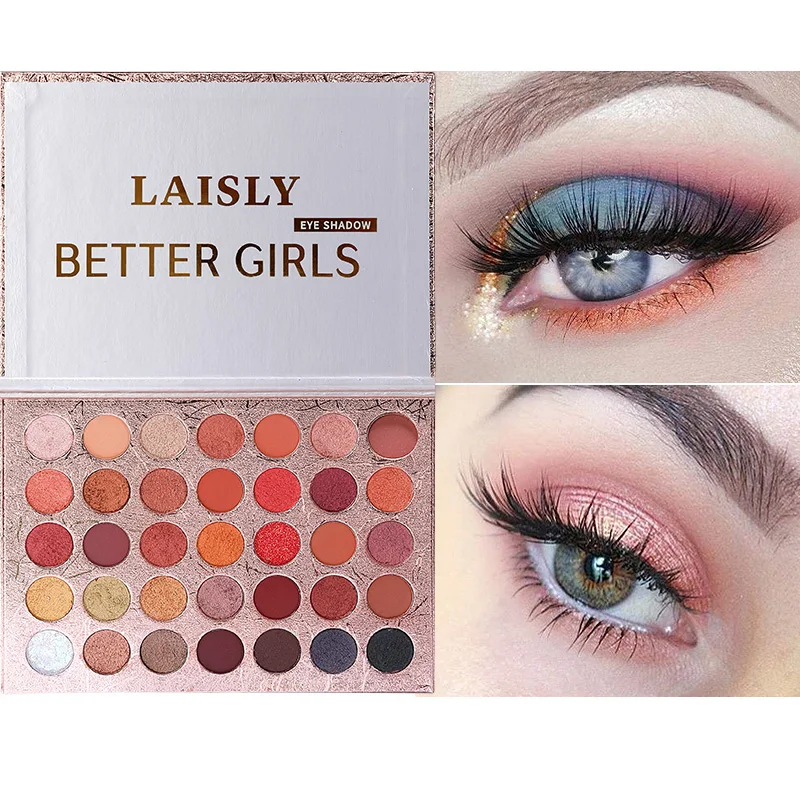 Тени для век палитра Красота глазурованная 35 Цвет тени Nude макияж maquiagem Profissional