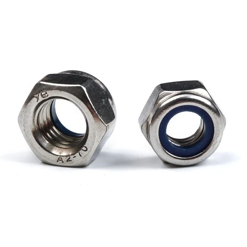 ZENHOSIT 170 шт./компл. нейлоновые фиксирующие гайки M3/M4/M6/M8/M10/M12 Метрическая резьба из