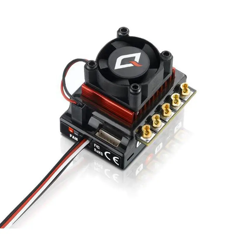 LeadingStar Hobbywing quirun 10BL120 сенсорный 120A 2-3S Lipo скорость бесщеточный ESC для 1/10 1/12 RC части
