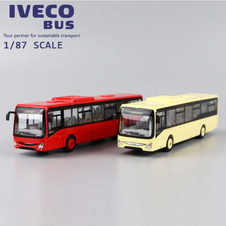 NOREV 1:87 IVECO автобус CROSSWAY низкий вход YEIIOW полимерная модель автомобиля горячая