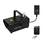 Светодиодная дымовая машина 500 ВтБеспроводная противотуманная машина с дистанционным управлением для дискотеки, диджея, вечеринки, шоубелая фотосессия со светодиодный ными лампами RGB