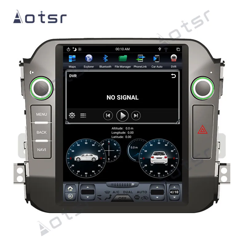 Android 9 0 GPS навигация для Kia Sportage R 2010-2015 Tesla Vertical 10 4 &quotэкран радио PX-6 6-ядерный