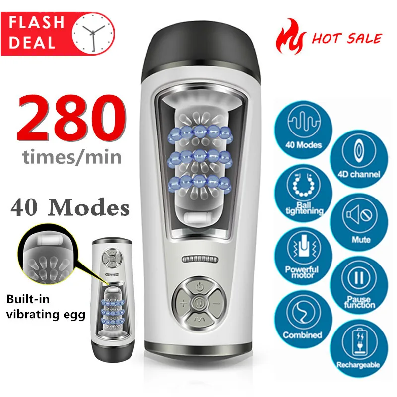 Автоматический телескопический Мужской мастурбатор с чашкой электрическая