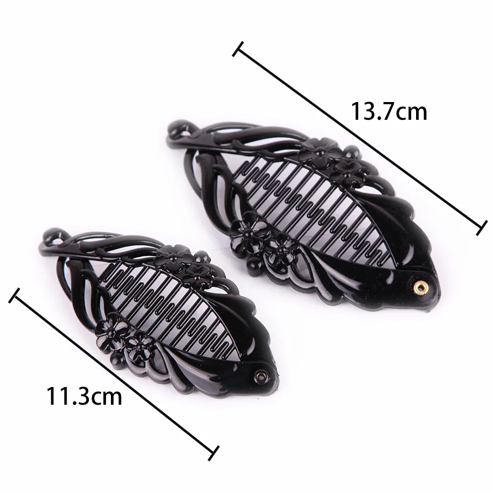 Заколка для волос в форме рыбы шпильки черного цвета аксессуары женщин зажим ACC51 |