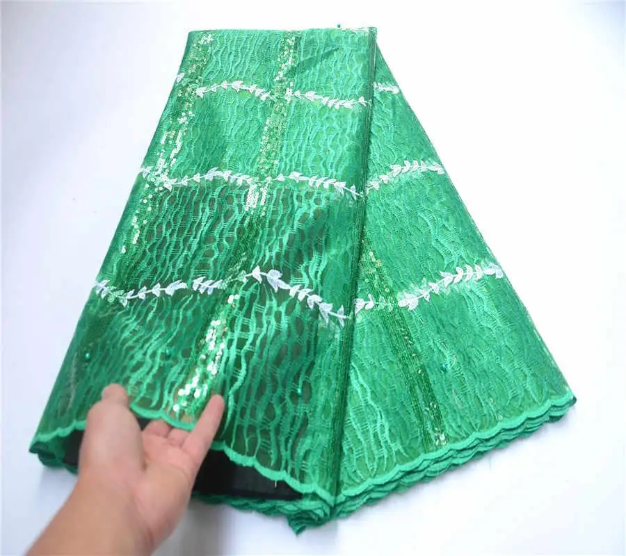 Африканская кружевная ткань 2019 Высококачественная французская сетчатая с