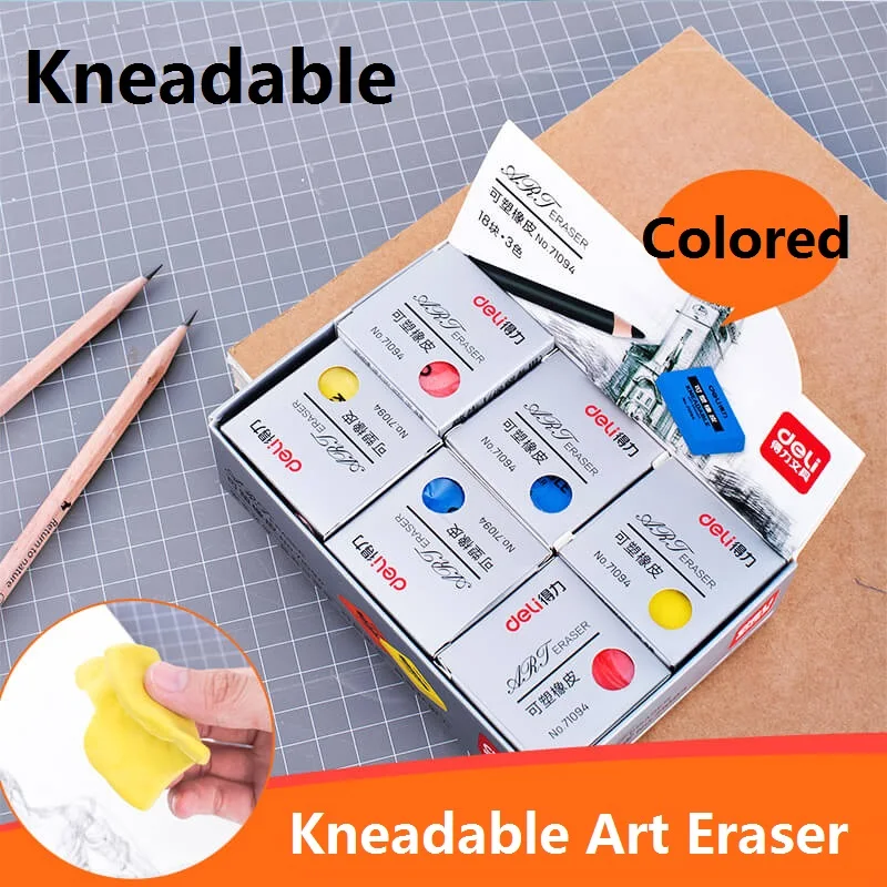 3 шт. Kneadable мягкого искусства ластик Draw эскиз модная дизайнерская одежда из ткани
