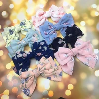 free shipping high quality 3 levels big large silk bow barrettes hairpin girl hair clip chiffon satin hairgrips hair accessories