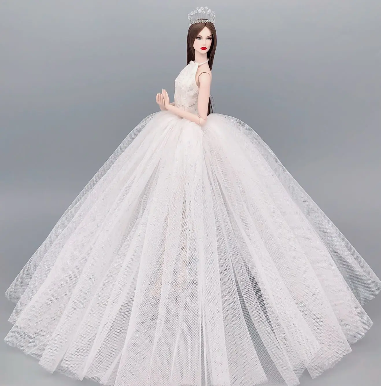 Чехол для куклы Барби Оригинальная одежда высококачественное вечернее платье с