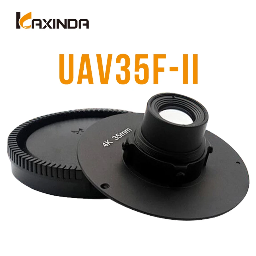 Kaxinda UAV35F-Ⅱ 35mm Drone Aerial Manual Lens for Sony E Mount NEX A6500 A6400 A6300 A6000 A5100 A5000 NEX7 Oblique Photograph |